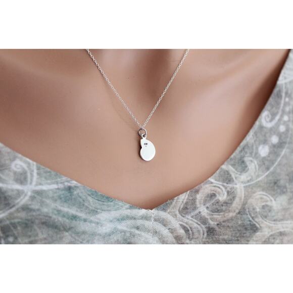 Sterling Silver Nautilus Shell Charm Necklace - Picture 7 of 7